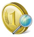 FV299 Coin search Icon by Lokas Software