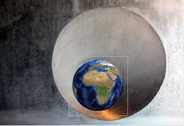 beton-avec-globe-terrestre-illustration-pretexte