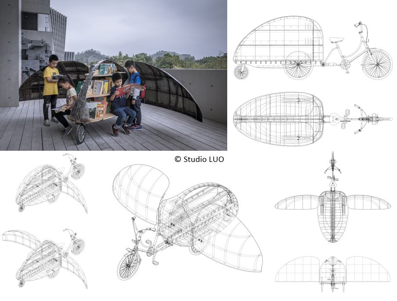 photo-Studio-LUO-coccinelle-bibliotheque-ailes-ouvertes-avec-enfants-plus-plans