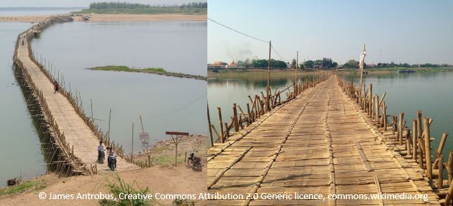 Cambodge-Bamboo-bridge-to-Kaoh-Pan-by-James-Antrobus