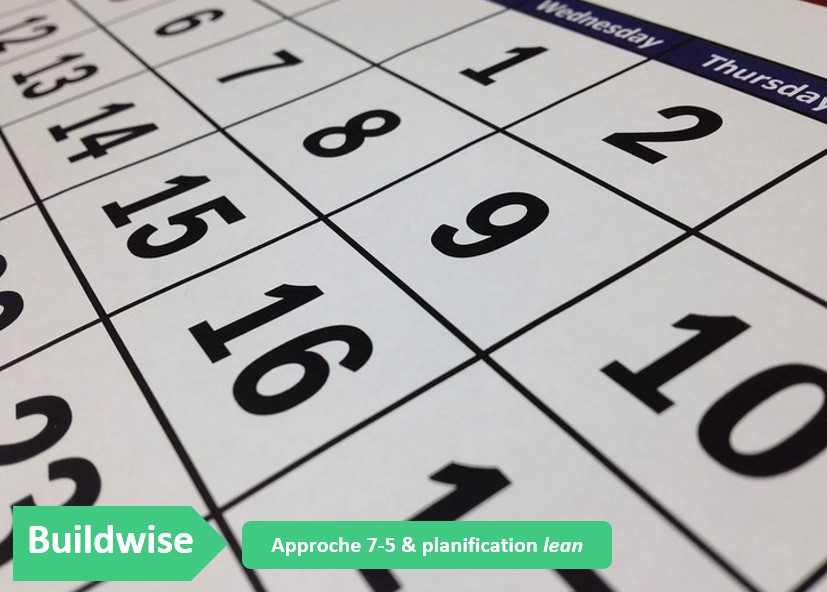 Buildwise-calendrier-illustration-pretexte-planification-lean