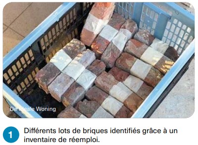 Buildwise differents lots briques identifiés