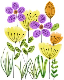 dessin fleurs illustration pretexte