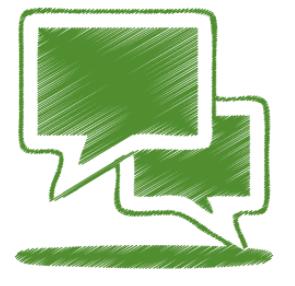 Green_talk_Icon_by_Double-J_Design