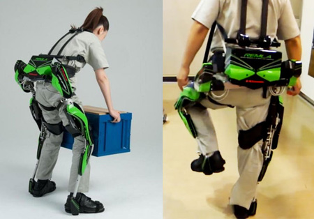 photo exosquelette société Kawasaki