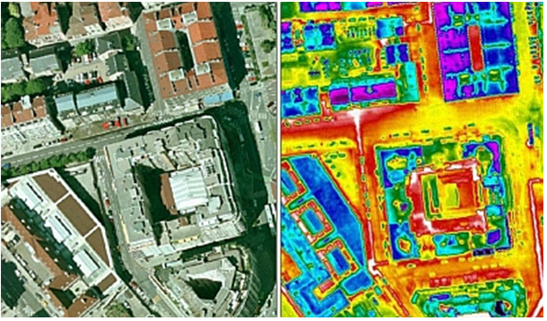 Photo thermographie aérienne